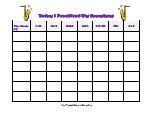 instrument practice chart